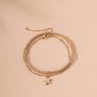Fashion Niche Simple Star Alloy Bracelet For Women Jewelry Wholesale sku image 1