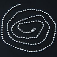 Simple Beaded Chain Necklace Wholesale Nihaojewelry main image 2