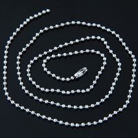 Simple Beaded Chain Necklace Wholesale Nihaojewelry main image 3