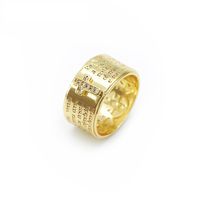 Retro Glossy Cross Copper Ring Wholesale Nihaojewelry main image 1