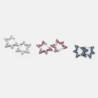 New Style Zircon Gold-plated Star Earrings Wholesale Nihaojewelry main image 5