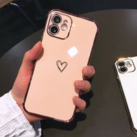 Heart Pattern Candy Color Mobile Phone Case Wholesale Nihaojewelry main image 3