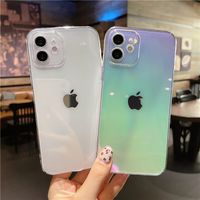 Transparent Colorful Laser Mobile Phone Case Wholesale Nihaojewelry main image 1