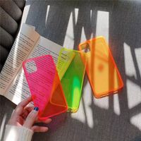 Simple Creative Fluorescent Transparent Protective Cover Wholesale Nihaojewelry main image 1