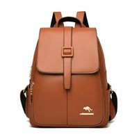 Korean Fashion Kangaroo Solid Color Backpack Wholesale Nihaojewelry main image 1