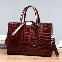 Crocodile Pattern Shoulder Bag Three-piece Set Wholesale Nihaojewelry main image 4