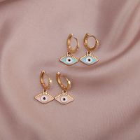 New Style Devil's Eye Pendant Earrings Wholesale Nihaojewelry main image 3