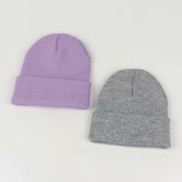 Korean Style Patch Letter Warm Knitted Hat Wholesale Nihaojewelry main image 5