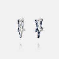 Boucles D&#39;oreilles Étoiles Plaquées Or Zircon Nouveau Style En Gros Nihaojewelry sku image 6