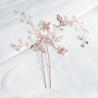 Korean Beautiful Handmade Pearl  Disc Hairpin sku image 1