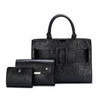 Large Pu Leather Vintage Style Bag Sets sku image 2