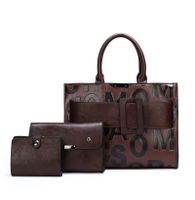 Large Pu Leather Vintage Style Bag Sets sku image 4