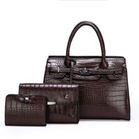 Large-capacity Crocodile Pattern Portable Shoulder Messenger Bag Wholesale Nihaojewelry sku image 4