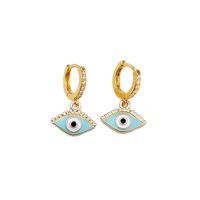 New Style Devil's Eye Pendant Earrings Wholesale Nihaojewelry sku image 4