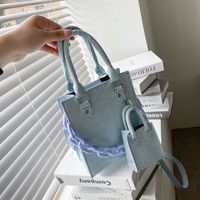 New Trendy Fashion Simple Portable Tote Bag sku image 4