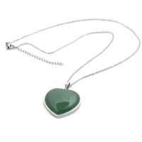 Stainless Steel Chain Peach Heart Pendant Necklace sku image 2