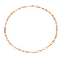 Fashion Hot-saling 316l Titanium Steel Chain Gold Plated Clavicle Chain Necklace For Women sku image 6