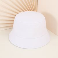 Children's Cotton Solid Color Fisherman Hat Wholesale sku image 1
