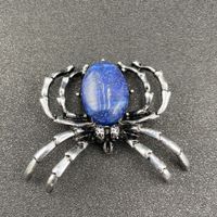 Gem Inlaid Spider Multicolor Pendant Brooch Dual-purpose Necklace Brooch Diy Accessories sku image 1