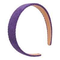 Simple Corduroy Candy Color Headband sku image 4