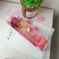 Glowing Rose Gold Foil Valentine's Day Gift Box sku image 2
