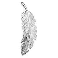 Vintage Alloy Feather Hair Accessory Nhln152160 sku image 2