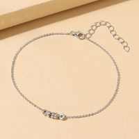 Bracelet De Cheville En Perles Rondes Coréennes En Gros Nihaojewelry sku image 1