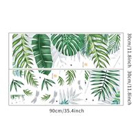 New Tropical Green Leaf Wall Stickers sku image 1