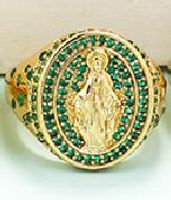 Retro Virgin Mary Diamond Ring Wholesale sku image 4