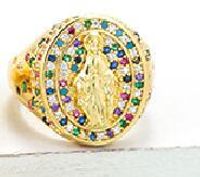 Retro Virgin Mary Diamond Ring Wholesale sku image 5
