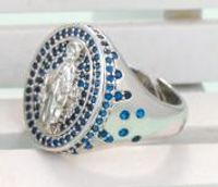 Retro Virgin Mary Diamond Ring Wholesale sku image 12
