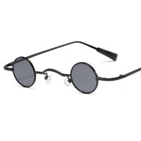 Cool Cool Personality Mini Round Frame Metal Sunglasses Nhfy150438 sku image 1