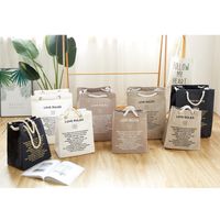 Fashion Cotton Rope Printed Letters Polyester Cotton Clothes Bag Wholesale Nihaojewelry main image 3