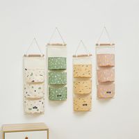 Wall Storage Bag Hanging Bag Wall Hanging Decoration Type Behind The Door, On The Wall Storage Rack Organizing Wall Hanging Bag Sub Small Cloth Bag Dormitory Room main image 1