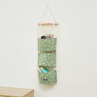 Wall Storage Bag Hanging Bag Wall Hanging Decoration Type Behind The Door, On The Wall Storage Rack Organizing Wall Hanging Bag Sub Small Cloth Bag Dormitory Room main image 3
