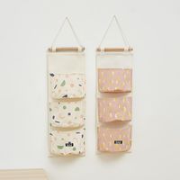 Wall Storage Bag Hanging Bag Wall Hanging Decoration Type Behind The Door, On The Wall Storage Rack Organizing Wall Hanging Bag Sub Small Cloth Bag Dormitory Room main image 4