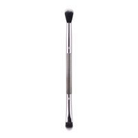 Double-headed With Electroplated Handle Portable Soft Hair Makeup Brush Set sku image 2