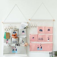 Simple Letter Printing Wall-mounted Storage Bag Wholesale Nihaojewelry main image 3
