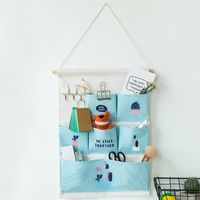 Simple Letter Printing Wall-mounted Storage Bag Wholesale Nihaojewelry main image 5