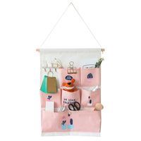 Simple Letter Printing Wall-mounted Storage Bag Wholesale Nihaojewelry main image 6