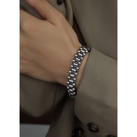 Simple Geometric Titanium Steel Bracelet Wholesale sku image 10