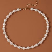 Bohemian Simple Pearl Chain Necklace Wholesale Nihaojewelry main image 4
