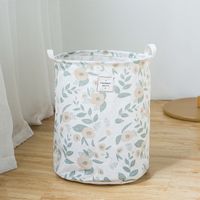 Simple Color Glower Printing Storage Bucket Wholesale Nihaojewelry sku image 4