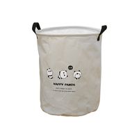 Household Fabrics Dirty Clothes Basket Laundry Basket Folding Toys Put Dirty Laundry Closed Mouth Dustproof Storage Bucket Laundry Basket sku image 3