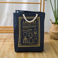 Fashion Cotton Rope Printed Letters Polyester Cotton Clothes Bag Wholesale Nihaojewelry sku image 3
