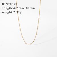 European And American Ins Rust-free Waterproof Stainless Steel Fine Bead Necklace Necklace Women's Minimalist Fashion Ornament sku image 1