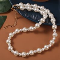 Bohemian Simple Pearl Chain Necklace Wholesale Nihaojewelry sku image 1