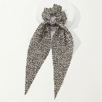 Vintage Fashion Leopard Ribbon Hair Tie Wholesale Nihaojewelry sku image 1