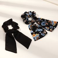 Fashion Vintage Chiffon Flower Scrunchies Wholesale Nihaojewelry main image 3