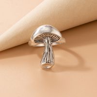 New Simple Three-dimensional Mushroom Alloy Ring Wholesale Nihaojewelry main image 5
